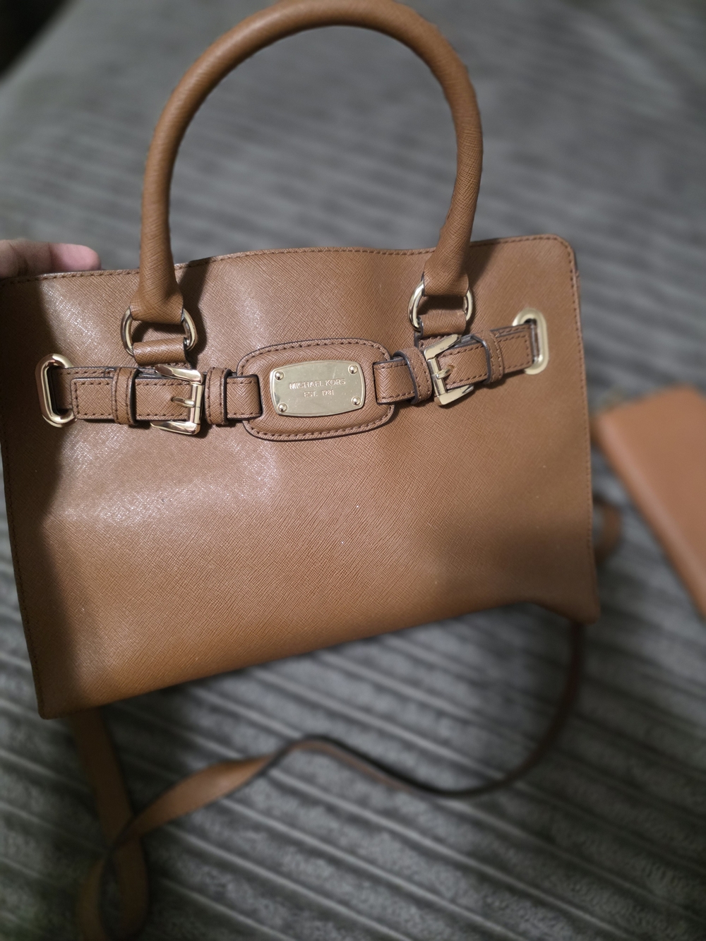 Michael Kors Tan Leather Satchel